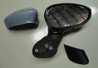 FIAT GRANDE PUNTO- 06/12; KAPI AYNASI SAĞ ELEKTRİKLİ/ISITMALI/SENSÖRLÜ/ASTARLI (M.LECOY) (ORİJİN