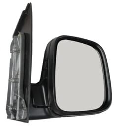 VOLKSWAGEN CADDY- 04/10; KAPI AYNASI SAĞ MANUEL SİYAH (BAĞLANTI YERİ ALÜMİNYUM) (FAMELLA)