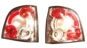 VOLKSWAGEN POLO- 5- 02/05; MODİFİYE STOP LAMBASI SAĞ/SOL SET 2 PARÇA NİKELAJLI/KIRMIZI/BEYAZ (TY