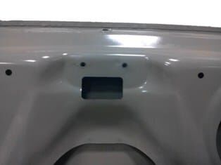 HYUNDAI ACCENT- BLUE- 11/18; ARKA BAGAJ KAPAĞI GRİ (KİLİT AÇMA DELİKLİ) (SIMYI)